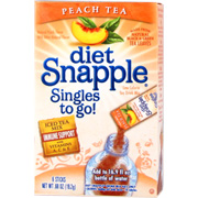 Diet Snapple On the Go Peach Tea - 