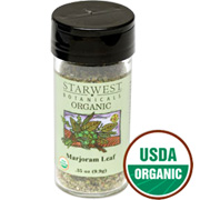 Organic Marjoram Leaf Jar - 