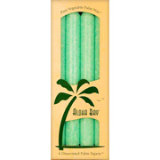 Mint Green Palm Taper 9'' Unscented - 