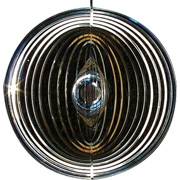 Round Mobile, Mirrored Metal - 