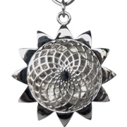 Sunflower Pendant Large with Pads Aroma Locket Jewelry - 