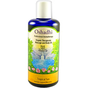 Tropical Sun, Organic Massage Oil - 