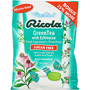 Green Tea w/Echinacea Sugar Free Throat Drops - 