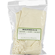 Muslin Bags Natural with Drawstring 4x6 -