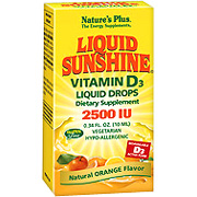 Liquid Sunshine Vitamin D3 2500 IU Drops - 