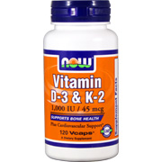 Vitamin D-3/K2 1000 IU/45 mcg - 