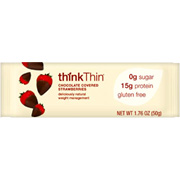 Thin Bar, Chocolate Carved Strawberry - 