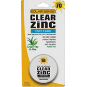 Clear Zinc SPF 70 Cream for Face - 
