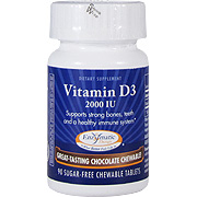 Vitamin D3 2000 IU Chewable Chocolate - 