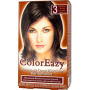 ColorEazy Permanent Cream Hair Color 3 Medium Brown - 