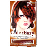 ColorEazy Permanent Cream Hair Color 3RV Medium Auburn - 