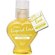 Mini Liquid Love Warming Massage Lotion Pina Colada - 