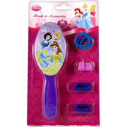 Disney Princess Royal Glitter Ball Brush & Accessories - 