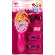 Disney Princess Glimmer and Glow Brush & Accessories - 