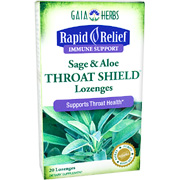 Throat Shield Rage and Aloe Lozenges - 