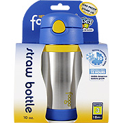 Foogo Vacuum Insulated Straw Bottle Blue - 
