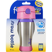 Foogo Phases Leak Proof Straw Bottle Pink/Purple - 