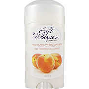 Soft Whisper Nectarine White Ginger Deodorant - 