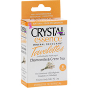 Crystal Essence Towelettes Chamomile & Green Tea - 