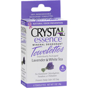 Crystal Essence Towelettes Lavender & White Tea - 