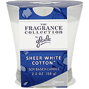 Sheer White Cotton Candle - 
