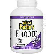 Vitamin E (d-alpha tocopheryl acetate) 400IU - 