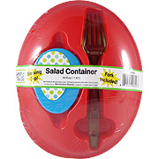 Salad Container Red - 