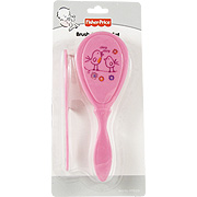 Brush & Comb Set Pink - 