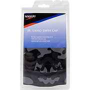 Jr Black Camo Swim Cap - 