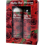 Ruby Red Blossom Body Lotion & Body Wash - 