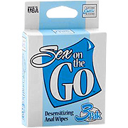 Sex On The Go Desensitizing Anal Wipes - 
