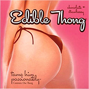 Edible Thong Chocolate & Strawberry - 