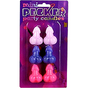 Mini Pecker Party Candles - 