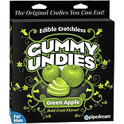 Edible Gummy Undies For Him Green Apple - 