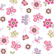 SwaddleMe Cotton Knit S/M Flutter Flowers - 