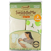 SwaddleMe Organic Cotton Knit Apples/Ivory - 