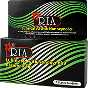Lubricated w/Nonoxynol 9 Reservoir Tip Condoms - 