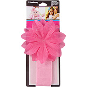 Pink Flower Headwrap - 