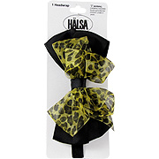 Headwrap with Black & Gold Bow - 