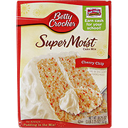 Super Moist Cherry Chip Cake Mix - 