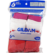 Infant Socks Size 1 to 4 White/Red/Pink - 