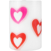 Big Hearts Pillar Candle - 