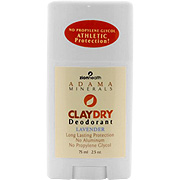 Lavender Clay Dry Solid Deodorant - 