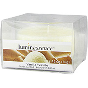 Vanilla Glass Candle - 