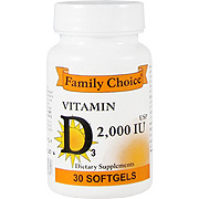 Vitamin D3 2000 IU - 