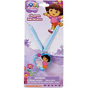 Dora The Explorer Charm Necklace Blue - 