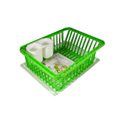 Clair H-9708 Dish Drainer With Tray Green - 