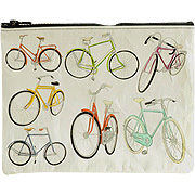 Zipper Pouch Bicycle 9 1/2'' x 7 1/4'' - 