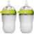 Natural Feel Baby Bottle Double Pack Green - 