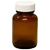 Round Amber Spice Jar with Cap -